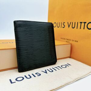 A2460【正規品】LOUIS VUITTON ルイヴィトン エピ ポルトビエ6 カルトクレディ　札入れ　二つ折り財布　ウォレット　M63312/CA1917