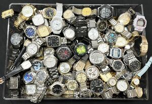 腕時計 大量 約 9.3kg セット まとめて 時計 SEIKO CITIZEN RADO BULOVA Pierre Cardin ZUCCA ELGIN FOSSIL GUESS ALBA 等 ジャンク F12
