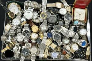 腕時計 大量 約 10kg セット まとめて 時計 SEIKO CITIZEN ELGIN NIXON WALTHAM FOSSIL GUESS 等 ジャンク F6