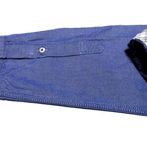 美品 バーバリーブラックレーベル エンジホース刺繍 襟内・袖口裏ノバチェック柄 ボタンダウンシャツ サイズ M(2)の画像5