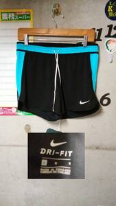 Nike dri-fit короткие брюки L Black x Light Blue Nike