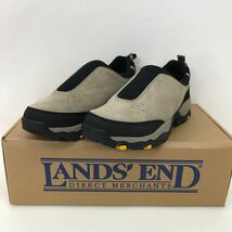 180　自宅保管未使用品　LAND’Ｓ END　ランズエンド　シューズ　ベージュ　スリッポン　メンズ　25.0ｃｍ　サイズ7　style/81111　中古_画像1