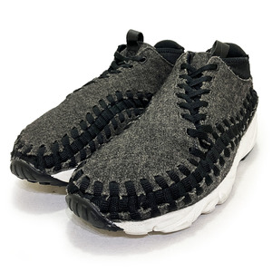 ナイキ エア フットスケープ ウーブン チャッカ ＳＥ 26.5cm NIKE AIR FOOT SCAPE WOVEN CHUKKA SE 正規品 本物 美品 人気 857874-001 黒