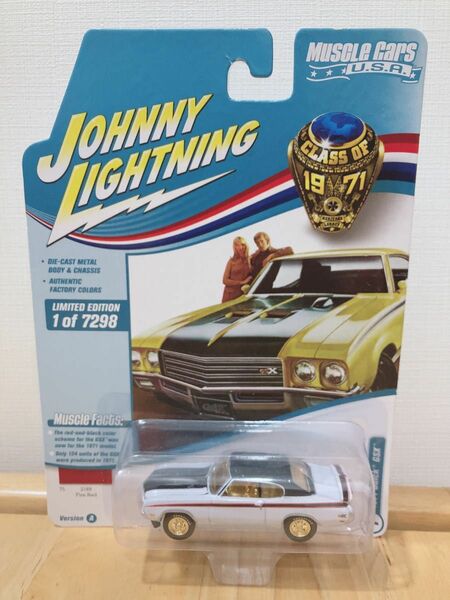 johnny lightning 1971Buick GSX、ジョニーライトニング、未使用