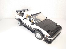 組立済　レゴ LEGO　互換　レビン AE86 イニシャル　D ハチロク 豆腐有り　コップ水有り_画像2