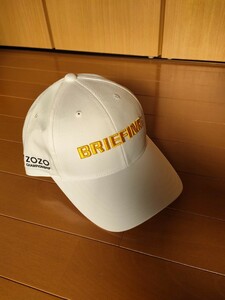 BRIEFING ブリーフィング GOLF ゴルフ ZOZOチャンピオンシップ限定キャップ 帽子 白色 フリーサイズ　未使用