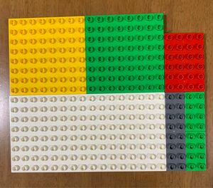 LEGO ⑦ レゴ duplo デュプロ 基礎 基本 特殊 薄型 プレート 特大 中 小 知育 8x16 8x8 2x8 2x4