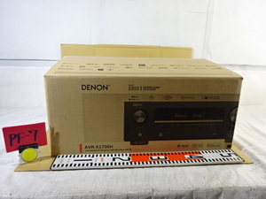 PF-7DENON Denon AVR-X1700H 2022 year made AV sound receiver AV amplifier remote control attaching original box audio sound AV equipment 