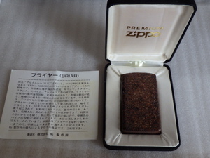 ZIPPO　BRAIAR　ジッポー　ブライヤー　木製　ウッド　プレミアム　シリアル番号　1998年製　ｚ012410