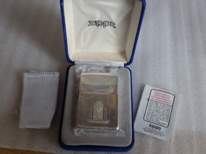 未使用　ZIPPO　STERLING　A Weeks Trial Then All The While　ジッポー　スターリングシルバー　純銀　2004年製　ｚ012411