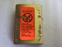 未使用　ZIPPO　CIGAR　Afisionado　SOLID BRASS　ソリッドブラス 　USA製　1999年製　デッドストック　ｚ012901_画像4