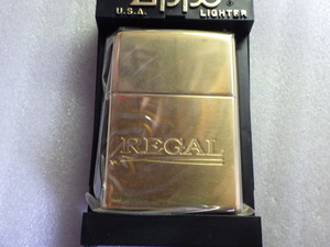 未使用　ZIPPO　REGAL　SOLID BRASS　ジッポー　リーガル　ソリッドブラス 　USA製　1999年製　デッドストック　ｚ012904