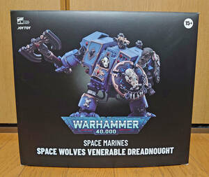 開封品 JOYTOY ウォーハンマー40k スペースウルフ ヴェネラブル ドレッドノート SPACE WOLVES VENERABLE DREADNOUGHT WARHAMMER40000