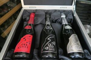 ソウメイ soumei ルトリオ アタッシュケース 3本セット 正規品 シャンパン レッド ブラック プラチナ