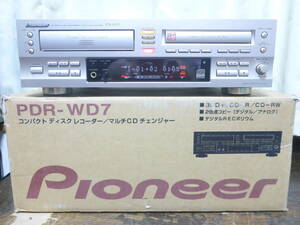 pioneer PDR-WD7 CDレコーダー　パイオニア