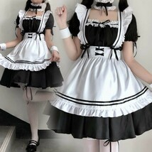 メイド服 6点セットMサイズ コスプレ ゴスロリ メイド イベント 衣装 仮装_画像3