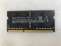 SK HYNIX 2RX8 PC3L-12800S 8GB DDR3 ノートパソコン用メモリ 204ピン ECC無し DDR3L-1600 8GB DDR3 LAPTOP RAM_画像1