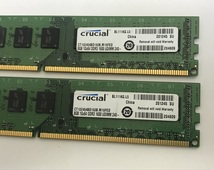 CRUCIAL PC3-12800U 16GB 8GB 2枚 DDR3 デスクトップ用メモリ 240ピン DDR3-1600 8GB DDR3 DESKTOP RAM 240ピン ddr3 Non-ECCメモリ_画像3