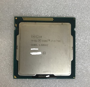 CPU インテル Core i7-3770K 3.50GHz SR0PL LGA1155 Intel Core i7 3770K Core i7 第3世代 プロセッサー 中古 動作確認済み