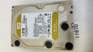 1TB 3.5 インチ SATA HDD WD GOLD 128MB CACHE WD1005FBYZ 3.5 インチ 1000GB HDD ハードディスク 7200RPM中古 使用時間41478時間