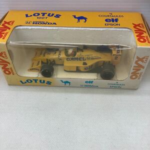 ONYX オニキス 1/43　LOTUS 100T　中嶋悟　キャメル