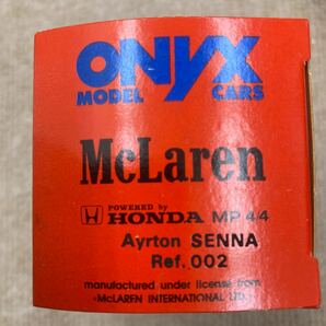 ONYX オニキス 1/43 マクラーレン ホンダ MP4/4  2台セットの画像2