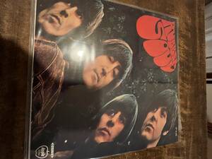 ペラジャケ盤 　BEATLES rubber soul 赤盤