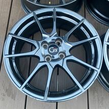 ★人気★ WH051 トヨタ　アクア　G's 17インチ　4穴　PCD100 スパッタリング　中古アルミホイール_画像7