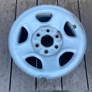 * rare * WH057 GMC Chevrolet Silverado 07y~ original spare tire wheel only 16 -inch 139.7 6 hole 