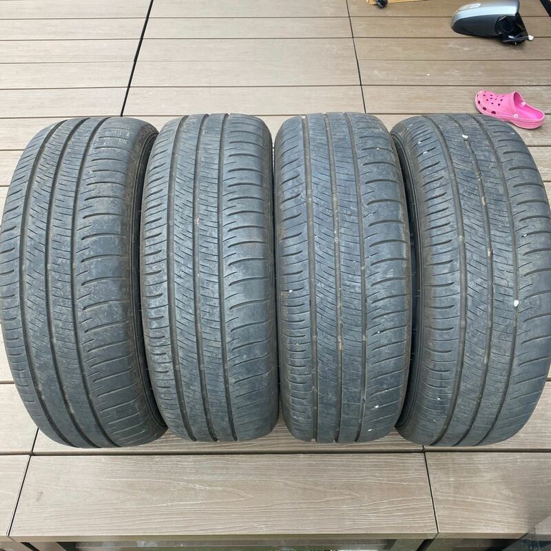 ★バリ山★ T001 DUNLOP ENASAVE RV505 215 60 16 2023年製造　4本セット　中古タイヤ