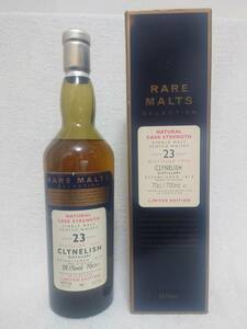 ☆ 　UD レアモルト　 クライヌリッシュ 1974　23年　( 1974 - 1998 )　700ml　59.1.%　 Rare Malts　 CLYNELISH　 ☆　