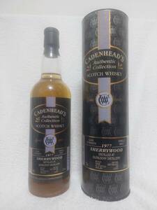 グレンロッキー22年 (1977 - 2000 )　Authentic Collection　GLENLOCHY（ケイデンヘッド）700ml/57%　 閉鎖蒸留所　【澱あり】