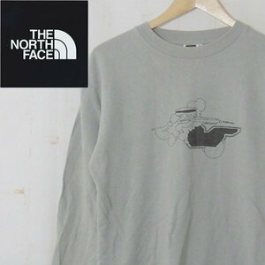 ノースフェイスTHE NORTH FACE■TEK TEE スウェット トレーナー コットン×ヘンプ NT37614 /ゴールドウィン■M■グレー系 ※NK3n17114