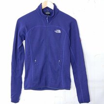 ノースフェイスTHE NORTH FACE■SUMMIT SERIES ジップジャケット 裏フリース■XS■青紫系 ※NK3d14287_画像2