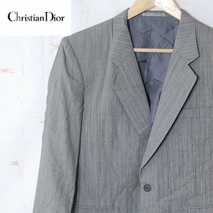 クリスチャンディオール ムッシュ Christian Dior MONSIEUR■シルク混ウールテーラードジャケット■■グレー ※NK3d28056