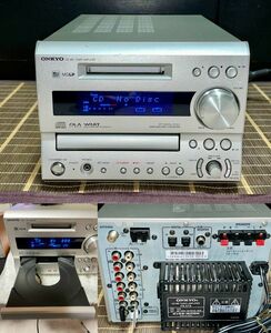 【ジャンク】ONKYO FR-X7A CD/MDチューナーアンプ本体＆オマケスピーカー付！