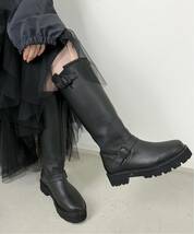 22AW 新品 別注 L'Appartement アパルトモン × CAMINANDO カミナンド ENGINNER LONG BOOTS エンジニアブーツ ロング ブーツ 黒 7_画像10