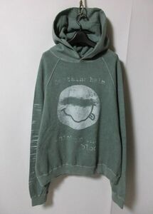 CAPTAINS HELM キャプテンズヘルム FFF VINTAGE HOODIE ヴィンテージ フーディー スウェット パーカー グリーン M