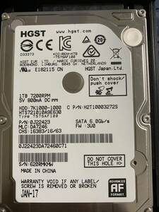 HGST 外付けハードディスク/ポータブルHDD 1TB