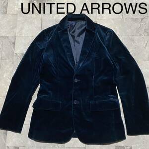 UNITED ARROWS ユナイテッドアローズ GREEN LABEL RELAXZNG GIRMES コーデュロイ テーラードジャケット ターコイズ サイズM 玉FS1235