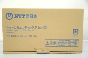 インボイス対応 未使用 箱少しいたみ NTT西日本 NX-DCL-S CS- ネットコミュニティシステムαNX