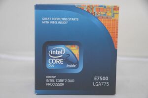 インボイス対応 未使用 INTEL CORE2DUO E7500