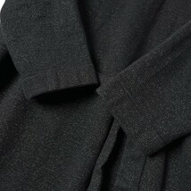 美品 3.1万 A.P.C アーペーセー / 共布ベルト付き ラメ入り Vネック ひざ丈 ニット ワンピース / M レディース / 黒 無地 日本製_画像5