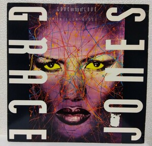 [12”]GRACE JONES【Love On Top Of Love】 C+C:THE COLE & CLIVILLES CLUB MIXES グレース・ジョーンズ