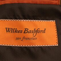 Wilkes Bashford タカキュー 秋冬 【フェイク スウェード レザー】 テーラード ジャケット Sz.LL　メンズ 大きいサイズ　C3T11677_C#N_画像6