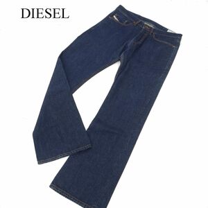 イタリア製★ DIESEL ディーゼル ZHAV 008J5 通年 ブーツカット デニム パンツ ジーンズ Sz.32　メンズ　C3B04841_C#R