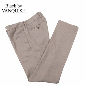 Black by VANQUISH ヴァンキッシュ 通年 ストレッチ★ スリム スラックス パンツ Sz.M　メンズ　C3B04840_C#R