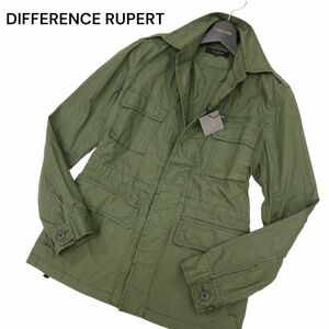 【新品 未使用】 DIFFERENCE RUPERT ルパート 通年 ミリタリー サファリ ジャケット Sz.M　メンズ　C3T11940_C#O