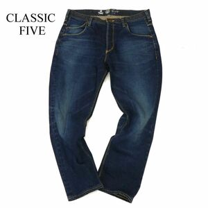 BAL バル 通年 CLASSIC FIVE アンクル丈 ストレッチ USED加工★ テーパード デニム パンツ ジーンズ Sz.M　メンズ 日本製　C4B00065_1#R