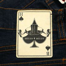 【イタリア製 新品 未使用】 HELLS BELLS ナノユニバース 通年 真紺★ スキニー デニム パンツ ジーンズ Sz.31　メンズ　C4B00070_1#R_画像9